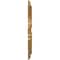 Ekena Millwork Attica PVC Ceiling Medallion (Canopies up to 4 1/8"), 10"OD x 3 1/2"ID x 3/4"P, Metallic Gold Rush CMP10ATCGH - alternate 3